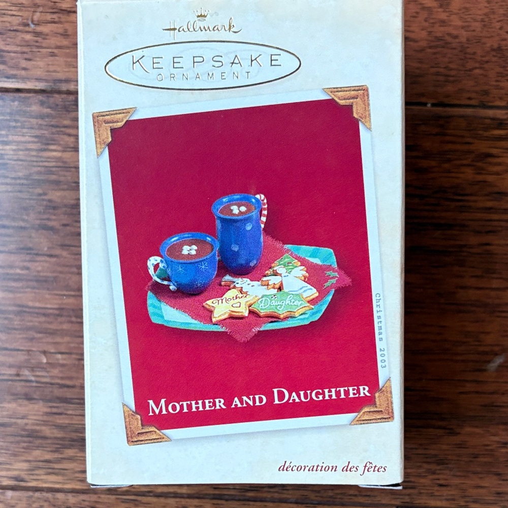 Hallmark Keepsake Ornament - Mother Daughter 2003